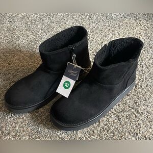 Black Ankle Boots - Universal Thread - Sz.10